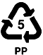 PP Recycle logo